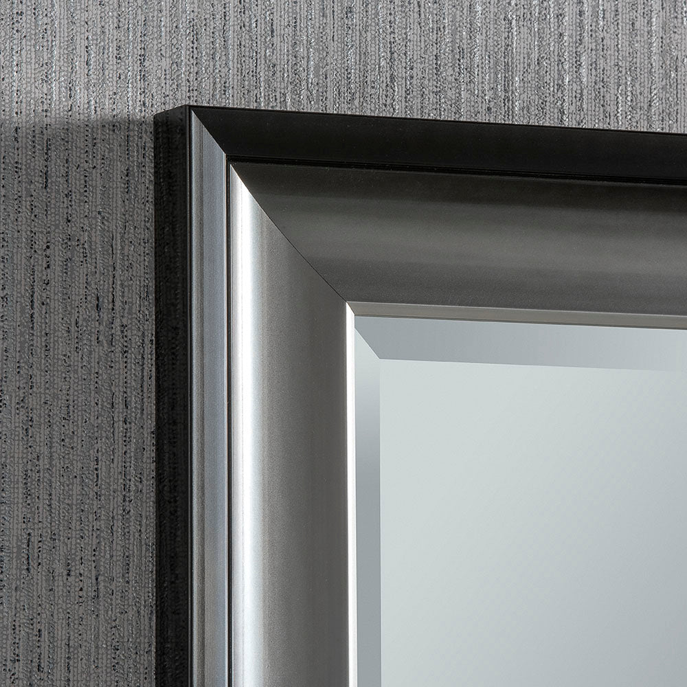 Liberty Black and Silver Mirror